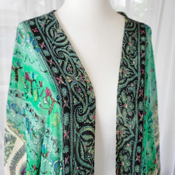 "Entro" women's boho kimono - Picture 2 of 10